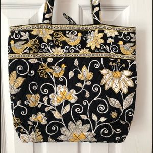 Vera Bradley Black and Yellow Tote